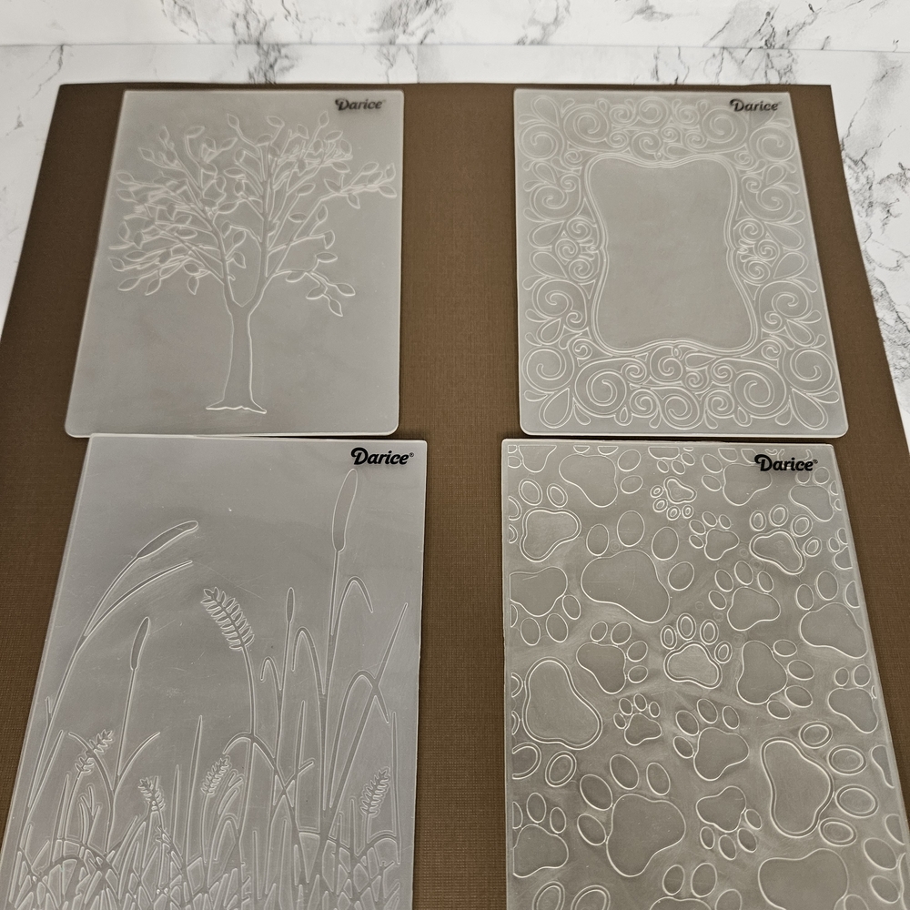 Darice Embossing Folder Lot Of 4.